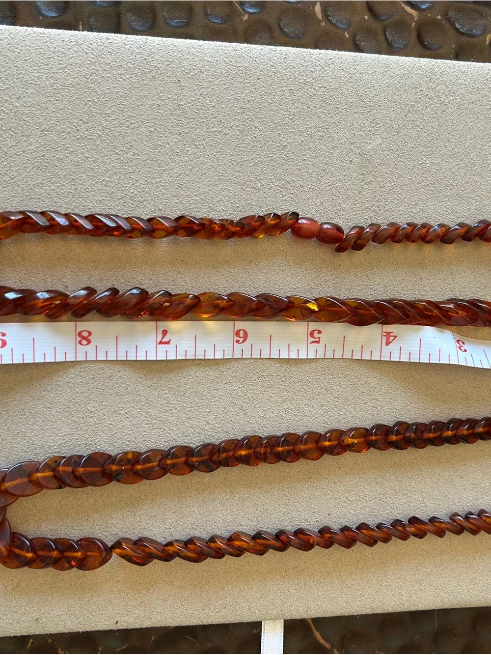 Authentic Baltic Amber Necklace 18” - Picture 4 of 4